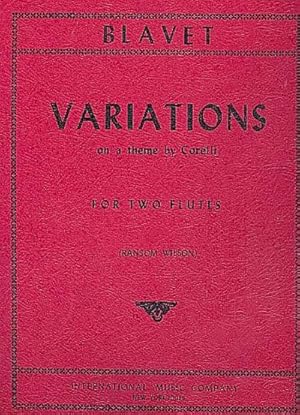 Bild des Verkufers fr Variations on a theme by Corellifor 2 flutes : WILSON, RANSOM, ED zum Verkauf von Smartbuy