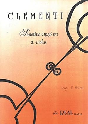 Immagine del venditore per Sonatina Op.36 No.1, para 2 Violas2 Violas : Buch venduto da Smartbuy