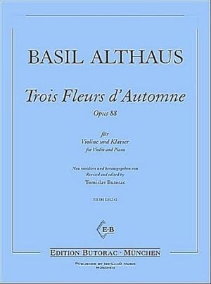 Imagen del vendedor de 3 Fleurs d'automne op.88fr Violine und Klavier a la venta por Smartbuy