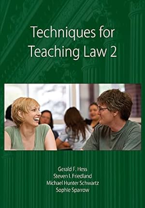 Bild des Verkufers fr Techniques for Teaching Law 2 zum Verkauf von BuenaWave