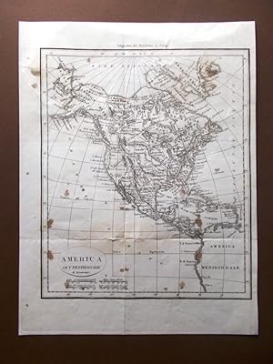 Mappa Antica Originale America Settentrionale di Arrowsmit periodo 1835-1845