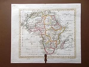 Mappa Antica Originale Africa periodo 1835-1845
