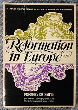 Bild des Verkufers fr Reformation in Europe zum Verkauf von Trouve Books