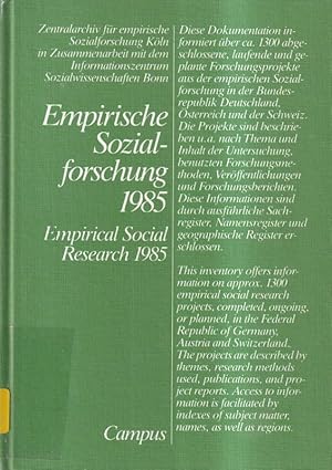 Empirische Sozialforschung 1985