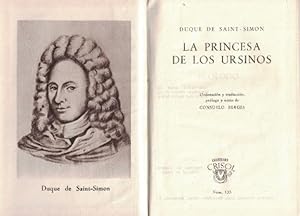 Bild des Verkufers fr LA PRINCESA DE LOS URSINOS zum Verkauf von Librera Torren de Rueda