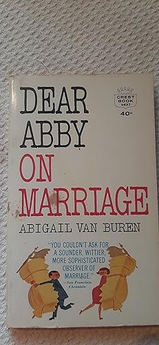 Seller image for Dear Abby on Marriage for sale by Darby Jones