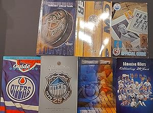 Edmonton Oilers Official Guide - Book Lot 7 Issues