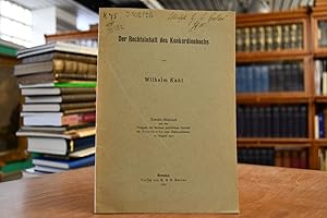 Bild des Verkufers fr Der Rechtsinhalt des Konkordienbuchs. Sonder-Abdruck aus der Festgabe der Berliner juristischen Fakultt fr Otto Gierke zum Doktorjubilum 21. August 1910. zum Verkauf von Gppinger Antiquariat