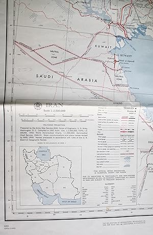 Image du vendeur pour Iran Road Map - Series K201 Edition 2-AMS mis en vente par Dendera