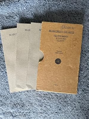 Immagine del venditore per Marcello Guasti Gli Strumenti, 1950-1959; Il Lavoro, 1950-1969; I Gatti, 1950-1960. venduto da Tiber Books