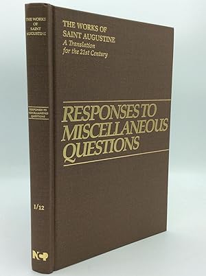 Immagine del venditore per RESPONSES TO MISCELLANEOUS QUESTIONS venduto da Kubik Fine Books Ltd., ABAA