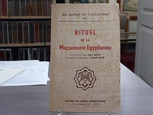 Seller image for Rituel de la Maonnerie Egyptienne. for sale by Tir  Part