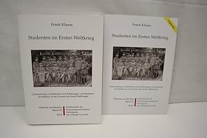 Studenten im Ersten Weltkrieg: Untersuchung zu Erlebnissen und Erfahrungen von Studenten als Sold...