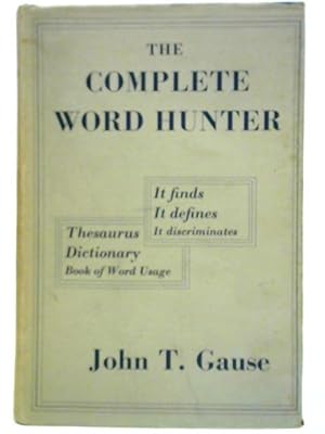 Immagine del venditore per The Complete Word Hunter venduto da World of Rare Books