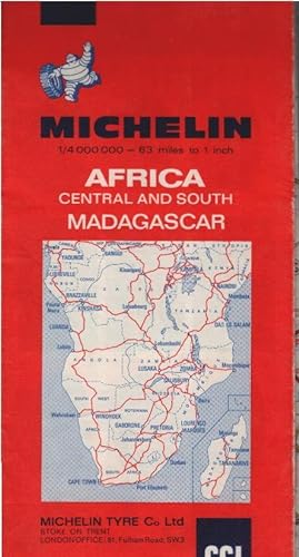 Bild des Verkufers fr Afrique (centre et sud), Madagascar = Africa (central and south), Madagascar/ Michelin (Series), 155 zum Verkauf von Schrmann und Kiewning GbR