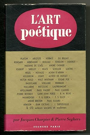 Image du vendeur pour L'Art Poetique mis en vente par Between the Covers-Rare Books, Inc. ABAA