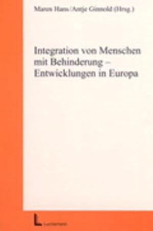 Integration von Menschen mit Behinderung - Entwicklung in Europa