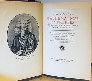 Imagen del vendedor de Sir Isaac Newton's Mathematical Principles of Natural Philosophy and His System of the World [Newton's Principia: A Revision of Motte's Translation] a la venta por Nighttown Books