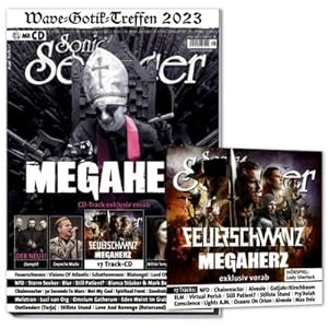 Bild des Verkufers fr Sonic Seducer 07-08/2023 : + CD: Megaherz + Depeche Mode + Feuerschwanz + Within Temptation + Oomph! + A Life Divided + Schattenmann + Bianca Stcker & Mark Benecke + 30 Seconds To Mars + WGT 2023 zum Verkauf von Smartbuy