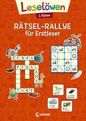 Bild des Verkufers fr Leselwen Rtsel-Rallye fr Erstleser - 1. Klasse (Orange) : Rtselbuch zum Lesenlernen fr Kinder ab 6 Jahre zum Verkauf von Smartbuy