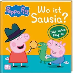 Bild des Verkufers fr Peppa Wutz Bilderbuch: Wo ist Sausia? : Fr Kinder ab 3 Jahren mit vielen Klappen zum Mitsuchen und Mitmachen zum Verkauf von Smartbuy