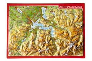 Bild des Verkufers fr Reliefpostkarte Zentralschweiz zum Verkauf von Smartbuy