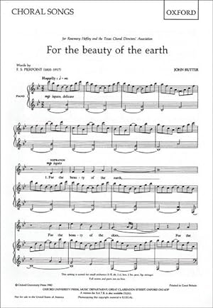 Seller image for For the beauty of the earth for sale by Smartbuy