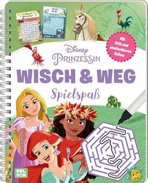 Bild des Verkufers fr Disney Prinzessin: Wisch & Weg Spielspa : Buch mit abwischbaren Seiten und Stift | Buch zum spielerischen Lernen ab 4 Jahren zum Verkauf von Smartbuy