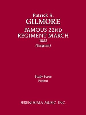 Immagine del venditore per Famous 22nd Regiment March : Study Score venduto da Smartbuy