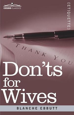 Seller image for Don'ts for Wives for sale by Smartbuy