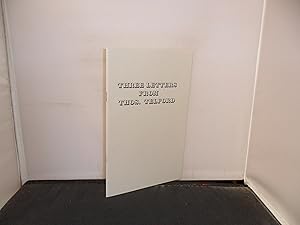 Three letters form Thomas Telford with Introduction and Notes by R A Paxton, Civil Engineer