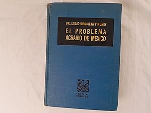 Imagen del vendedor de El problema agrario de Mxico y la Ley federal de Reforma Agraria. a la venta por Librera "Franz Kafka" Mxico.