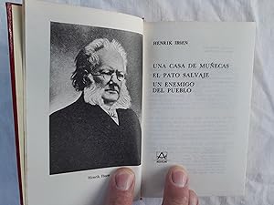 Imagen del vendedor de Una casa de muecas. / El pato salvaje. / Un enemigo del pblico. . Coleccin Crisol Literario Nmero 74. a la venta por Librera "Franz Kafka" Mxico.