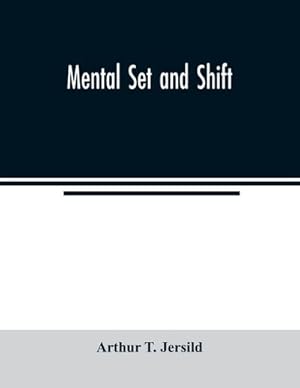Seller image for Mental set and shift for sale by Smartbuy