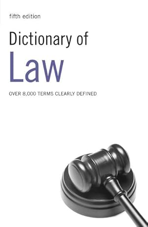 Seller image for Dictionary of Law for sale by Smartbuy