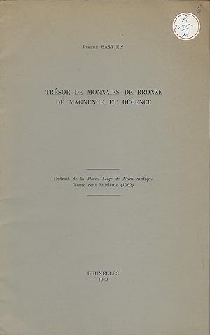 Image du vendeur pour Trsor de monnaies de bronze de Magnence et Dcence mis en vente par Librairie Archaion