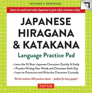 Immagine del venditore per Japanese Hiragana & Katakana Language Practice Pad : Learn the Two Japanese Alphabets Quickly & Easily with this Japanese Language Learning Tool venduto da Smartbuy