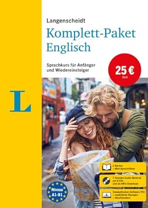 Bild des Verkufers fr Langenscheidt Komplett-Paket Englisch: Sprachkurs mit 2 Büchern, 6 Audio-CDs, MP3-Download, Software-Download: Sprachkurs für Einsteiger und Fortgeschrittene : Sprachkurs für Einsteiger und Fortgeschrittene. Niveau A1-B1 zum Verkauf von AHA-BUCH