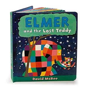 Imagen del vendedor de Elmer and the Lost Teddy: Board Book (Elmer Picture Books) a la venta por WeBuyBooks