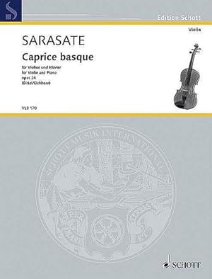 Bild des Verkufers fr Caprice basque: op. 24. Violine und Klavier. (Edition Schott) zum Verkauf von AHA-BUCH
