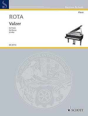 Imagen del vendedor de Valzer: per pianoforte. Klavier. (Edition Schott) : Einzelausgabe a la venta por AHA-BUCH