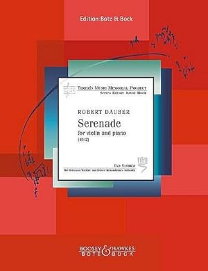 Seller image for Serenade: Violine und Klavier. (Terezn Music Memorial Project) for sale by AHA-BUCH