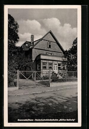 Bild des Verkufers fr Ansichtskarte Gernrode /Harz, Reichsbahnkinderheim Kthe Kollwitz zum Verkauf von Bartko-Reher