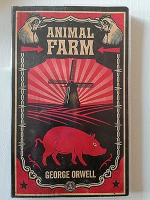 Seller image for Animal Farm: The dystopian classic reimagined with cover art by Shepard Fairey (Penguin Essentials, 94) for sale by Karmakollisions