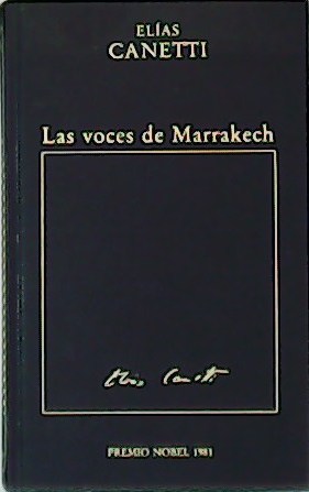 Imagen del vendedor de Las voces de Marrakech a la venta por Els llibres de la Vallrovira