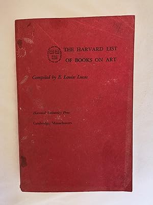 The Harvard list of books on Art