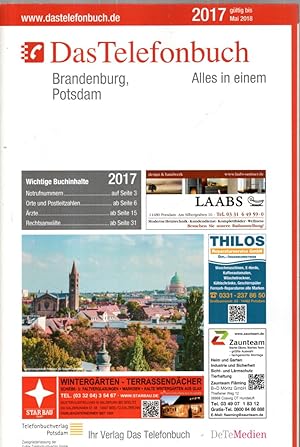 Bild des Verkufers fr Das Telefonbuch Brandenburg, Potsdam, 2017 zum Verkauf von Antiquariat Jterbook, Inh. H. Schulze