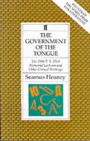 Imagen del vendedor de Government of the Tongue a la venta por WeBuyBooks