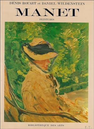 Imagen del vendedor de Edouard Manet : Catalogue raisonn Tome I : Peintures a la venta por BOOKSELLER  -  ERIK TONEN  BOOKS