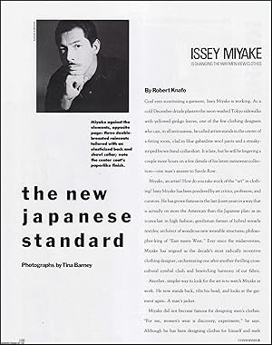 Seller image for Issey Miyake, Japanese Fashion Designer: Changing the Way Men View Clothes. An original article from The Connoisseur, 1988. for sale by Cosmo Books